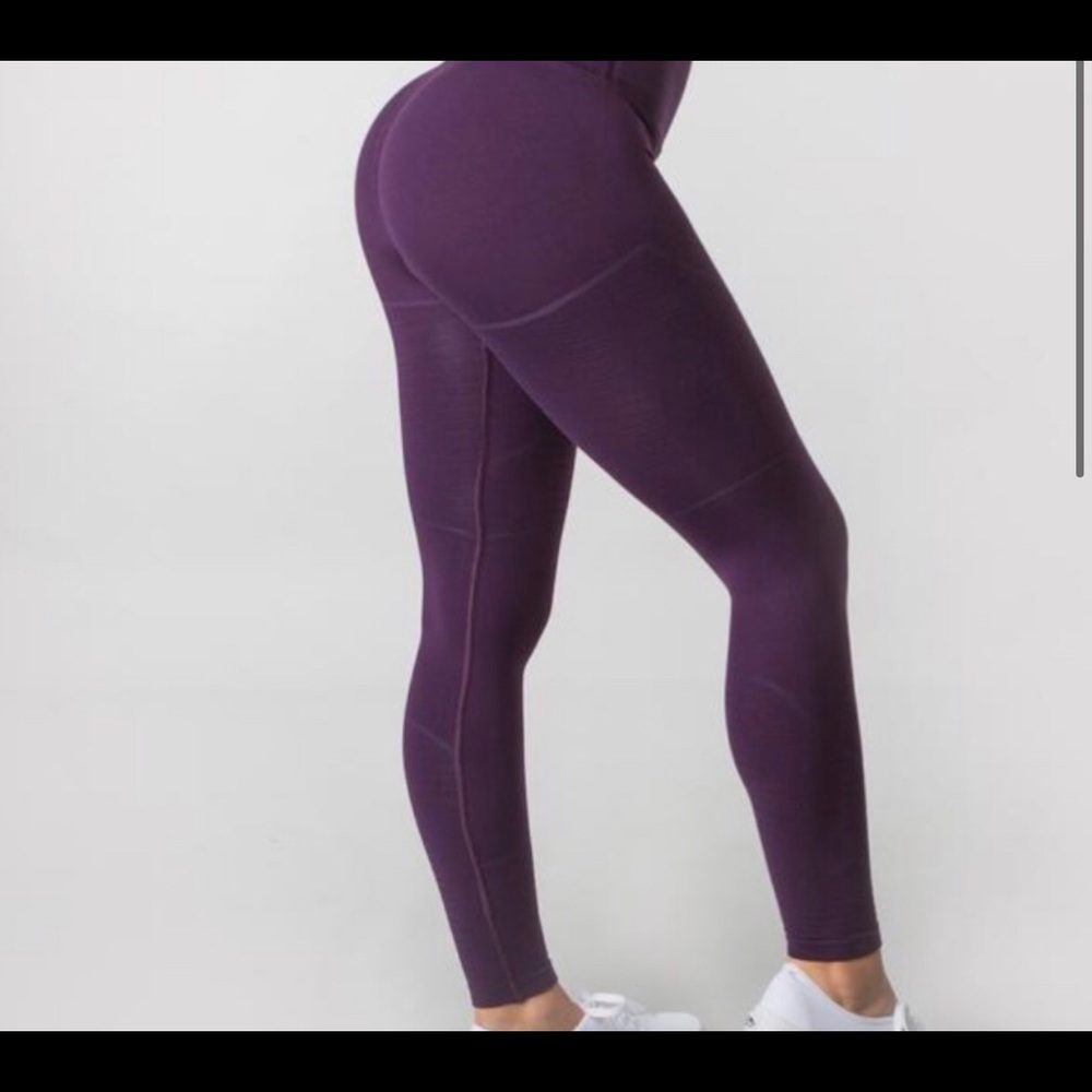 Purple Alphalete Revival Leggings